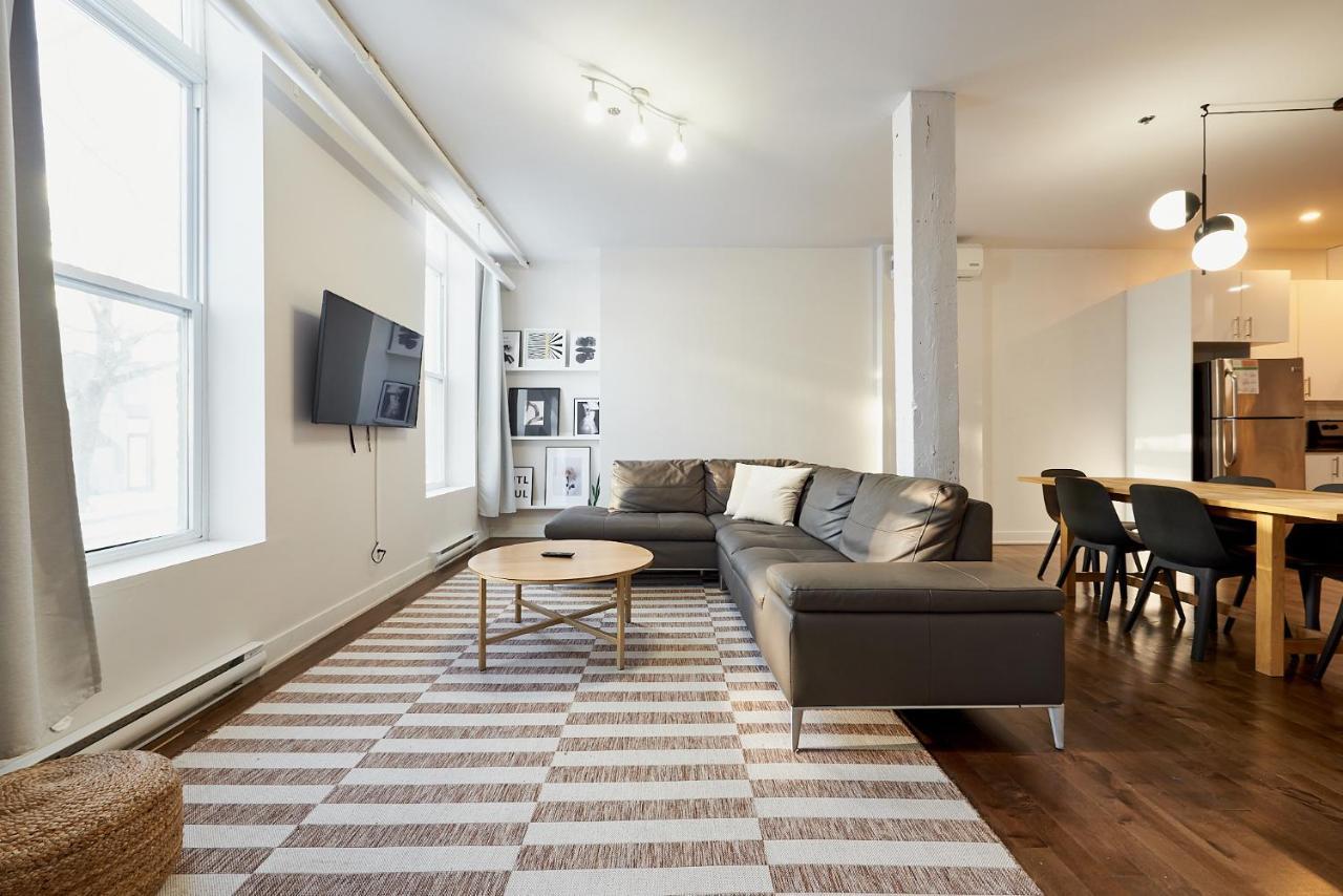 New Spacious Industrial Loft In Le Plateau By Den Stays Монреаль Экстерьер фото